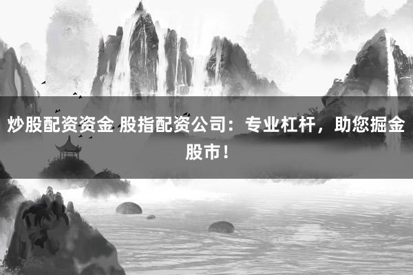 炒股配资资金 股指配资公司：专业杠杆，助您掘金股市！