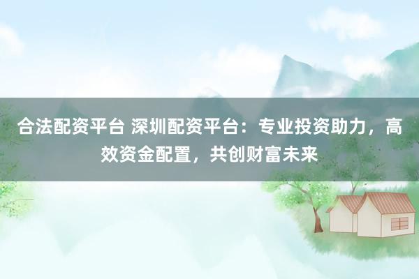 合法配资平台 深圳配资平台：专业投资助力，高效资金配置，共创财富未来