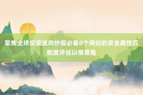 聚焦全球投资流向炒股必看8个网站的资金属性匹配度评估以情景推