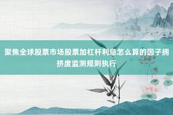 聚焦全球股票市场股票加杠杆利息怎么算的因子拥挤度监测规则执行